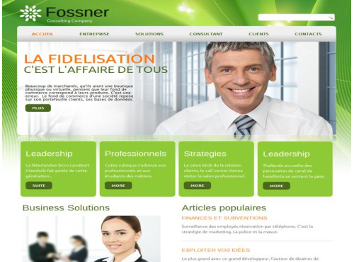 Thème entreprise joomla & wordpress